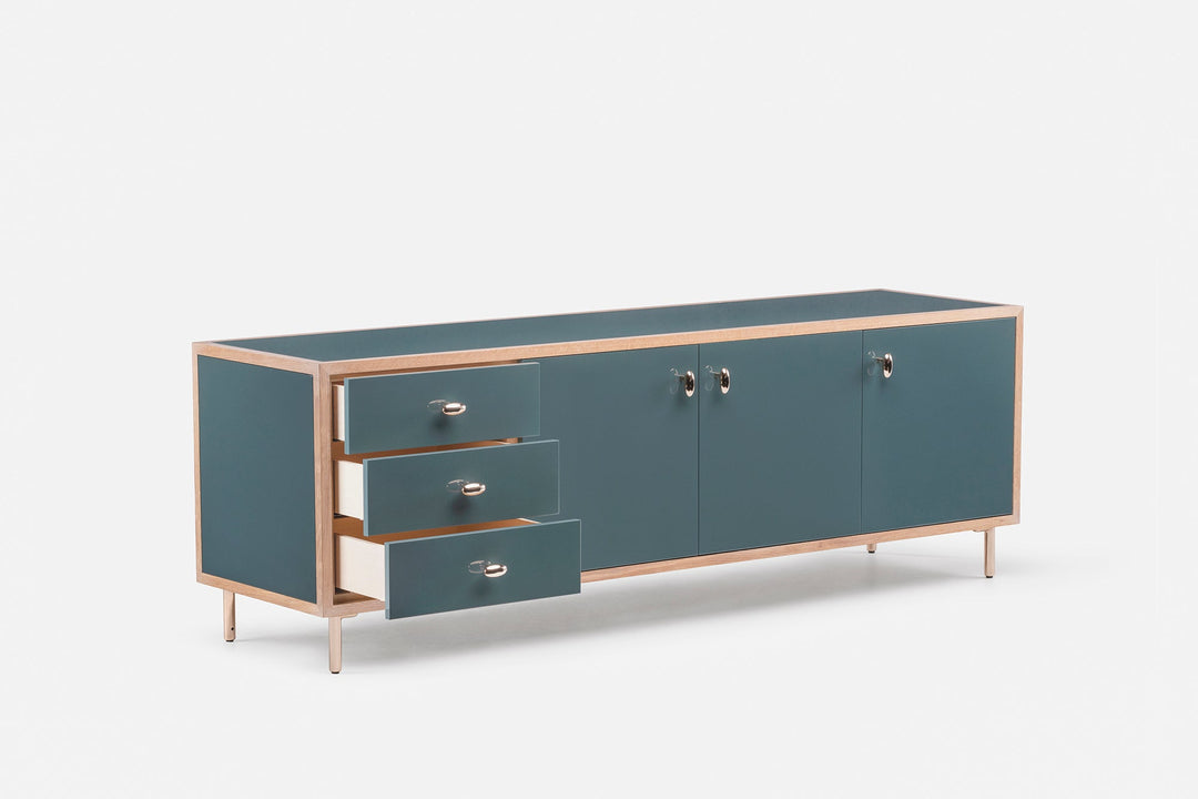 WHITE OILED OAK & BAY GLOSS HDF