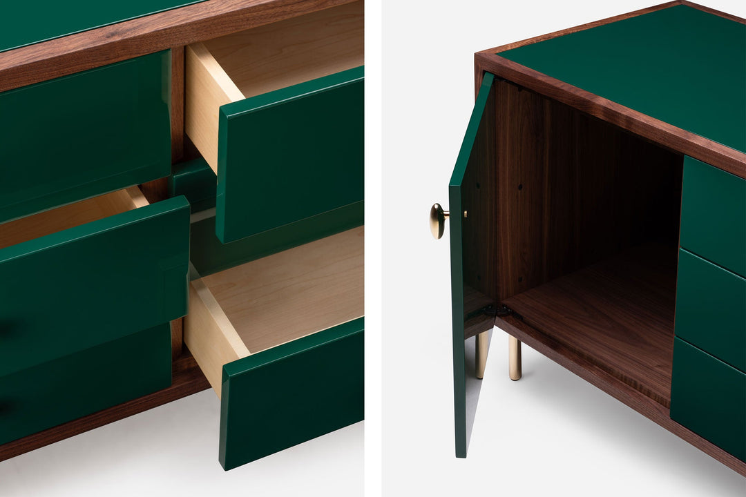 DANISH OILED WALNUT & FOREST GLOSS LACQUER