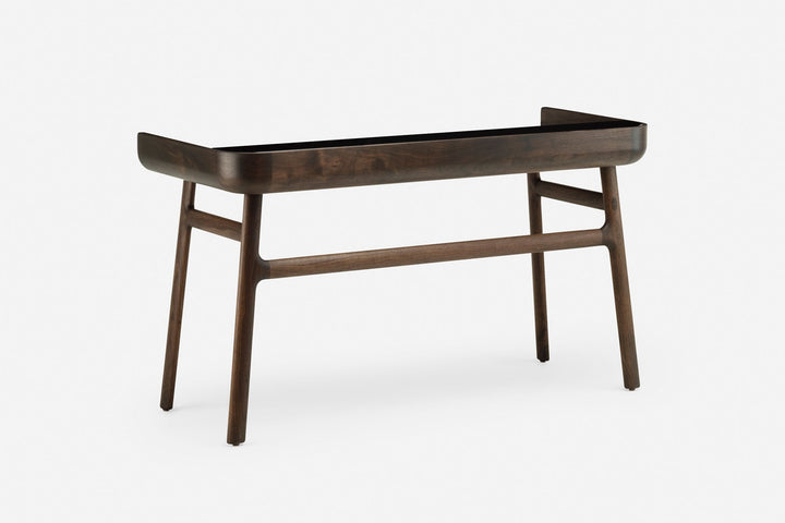 BLACK OILED WALNUT & BLACK GLOSS HDF