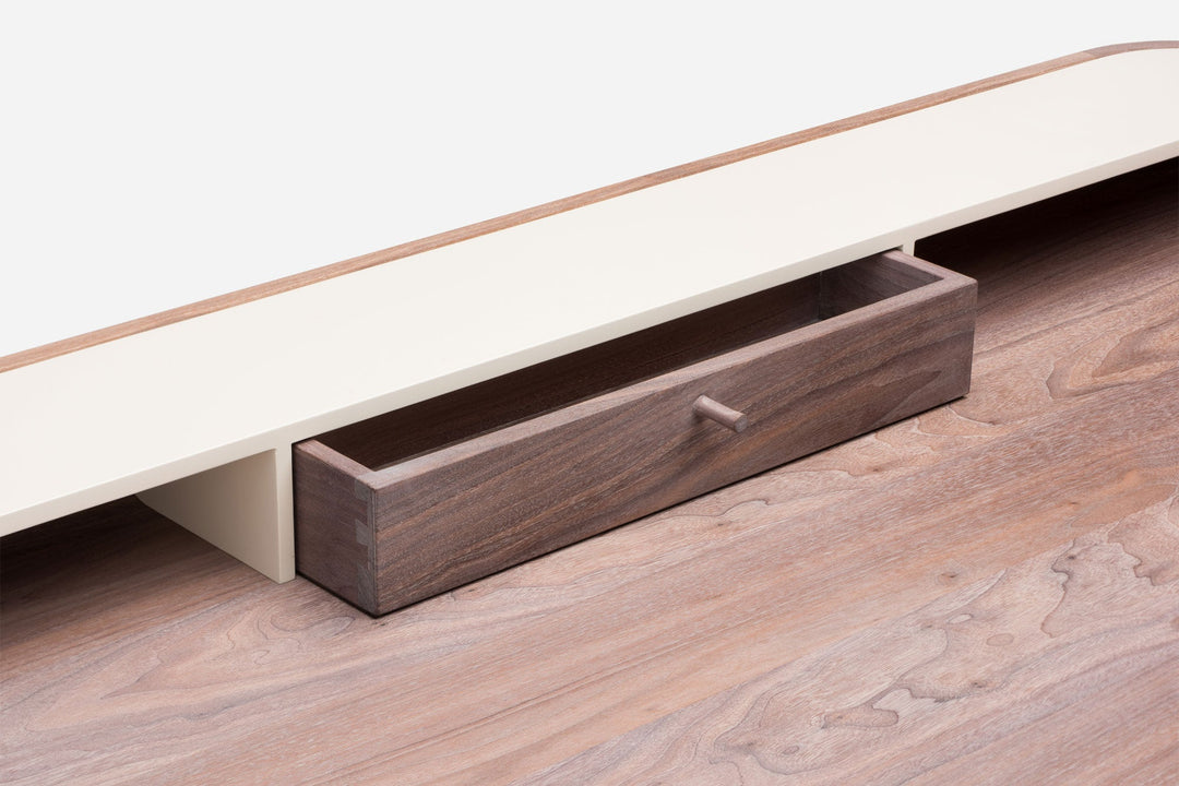 WHITE OILED WALNUT & BONE SATIN MATTE HDF