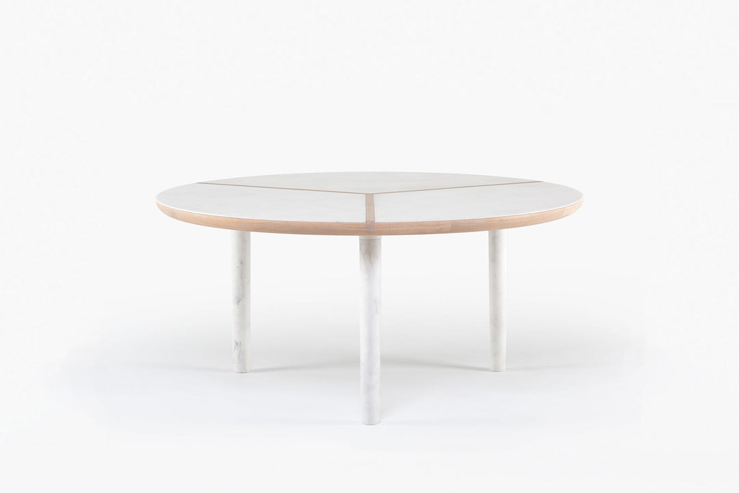 WHITE OILED OAK & CARRARA MARBLE