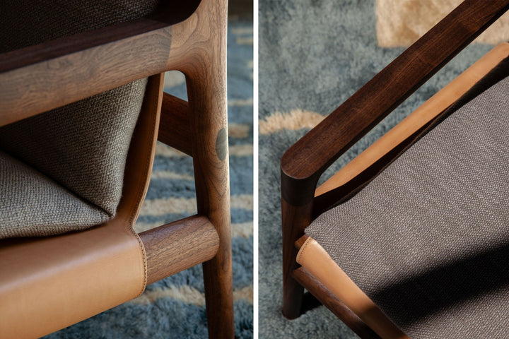 SELA LOUNGE CHAIR - NARROW ARMS
