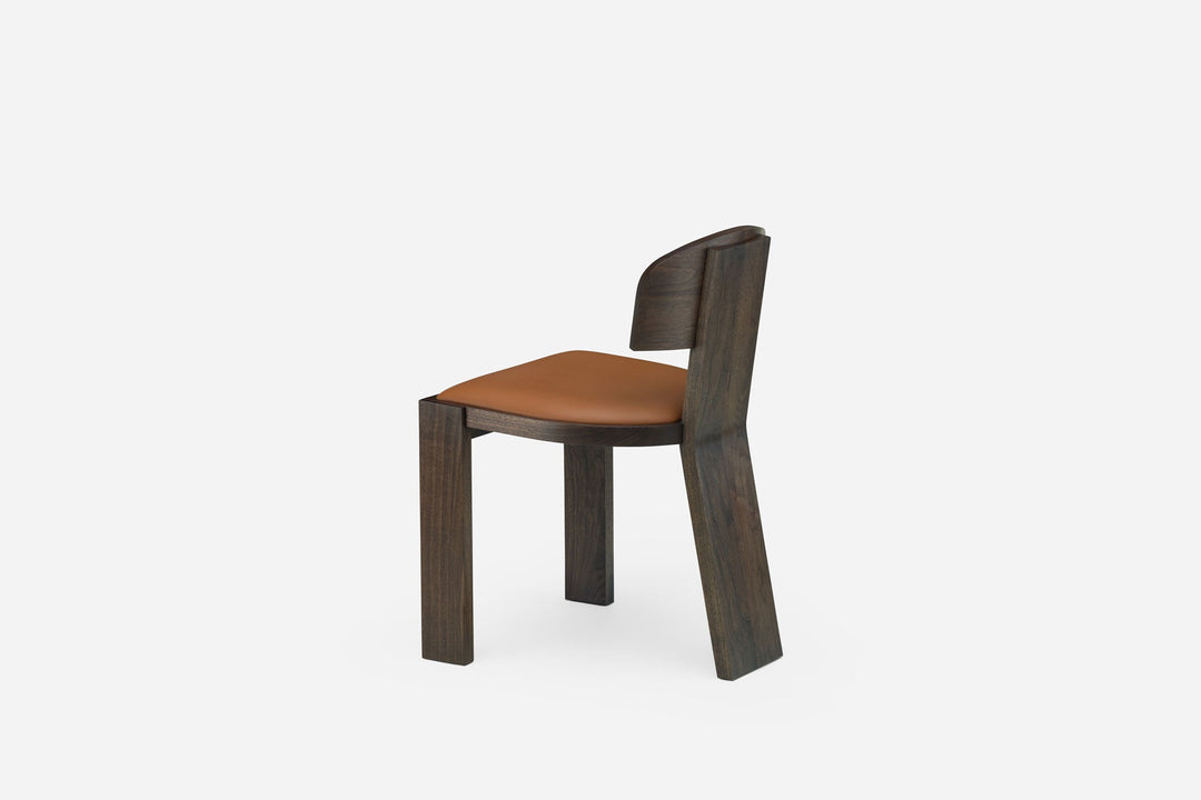 BLACK OILED WALNUT & BROWN NATURAL GRAIN LEATHER