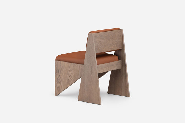 OXIDISED OAK & BROWN NATURAL GRAIN LEATHER