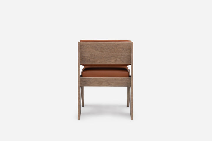 OXIDISED OAK & BROWN NATURAL GRAIN LEATHER