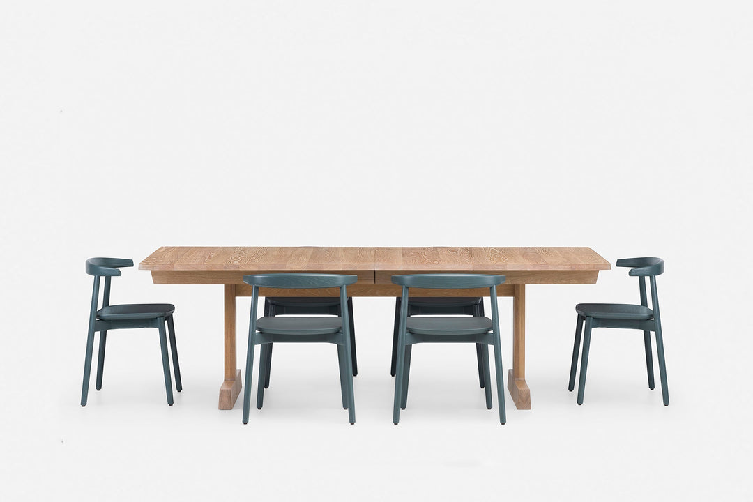 WHITE OILED OAK (NO LEAVES + ANDO CHAIR IN BAY PAINTED ASH)