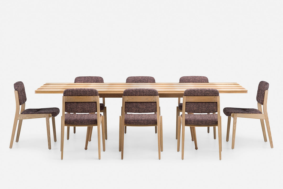 WHITE OILED OAK & ASH (MODEL: L + CAPO CHAIR IN WHITE OILED OAK AND SONAR 3 684)