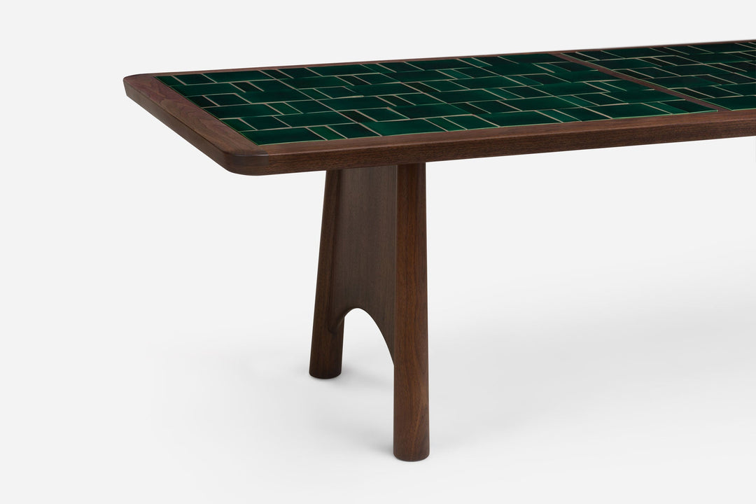 BLACK OILED WALNUT & GREEN TILE (MODEL: S)