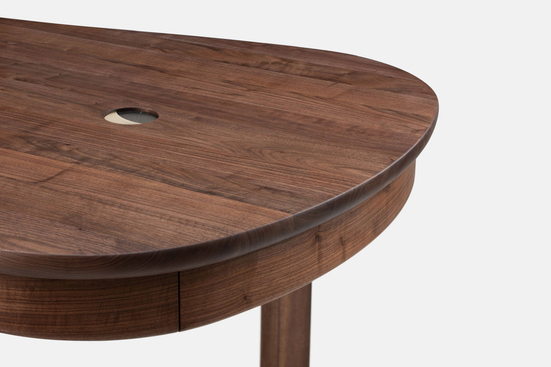 DANISH OILED WALNUT & BLACK MARQUINA MARBLE