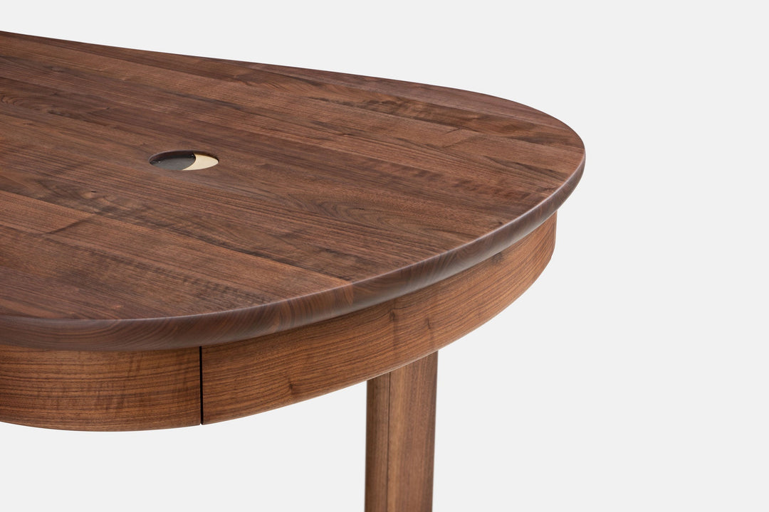 DANISH OILED WALNUT & BLACK MARQUINA MARBLE