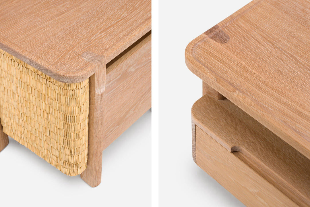 WHITE OILED OAK & JUNCO