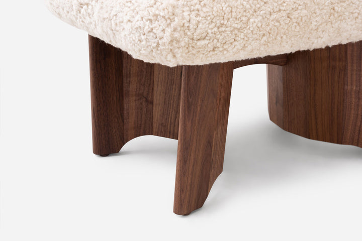 DANISH OILED WALNUT & MOHAWI SHEEPSKIN