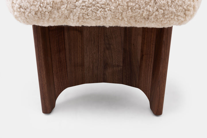 DANISH OILED WALNUT & MOHAWI SHEEPSKIN