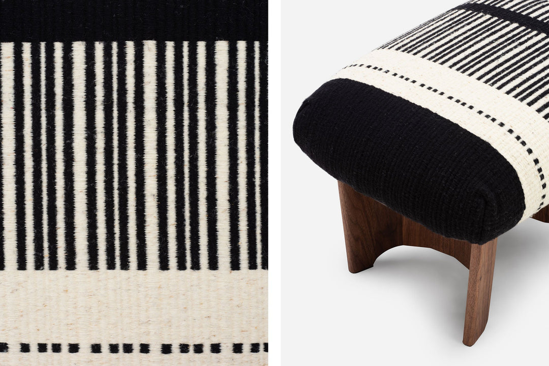 DANISH OILED WALNUT & MANTA LIDO PRETO / CRU