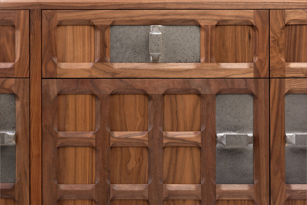 DANISH OILED WALNUT & GREY CERAMIC (MODEL: LF)