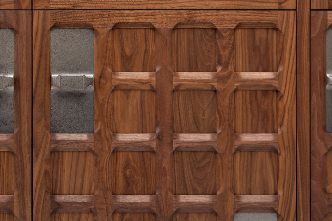 DANISH OILED WALNUT & GREY CERAMIC (MODEL: LF)