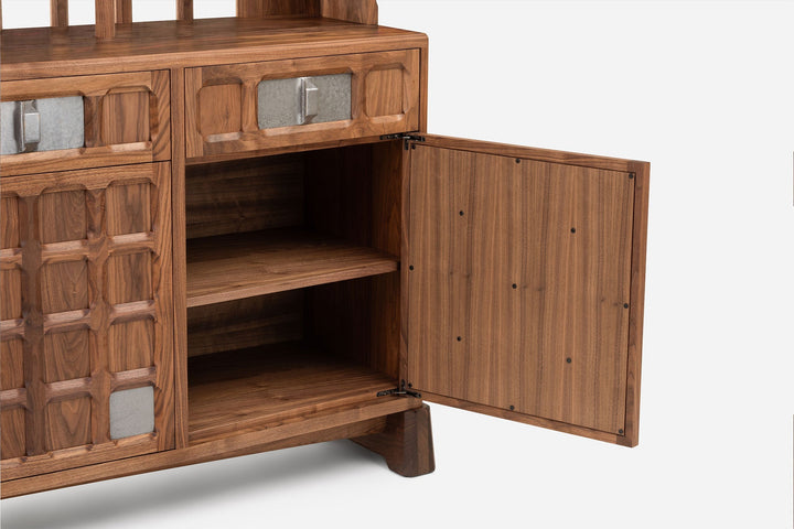 DANISH OILED WALNUT & GREY CERAMIC (MODEL: LF)