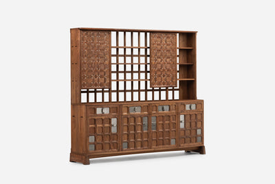 DANISH OILED WALNUT & GREY CERAMIC (MODEL: LF)
