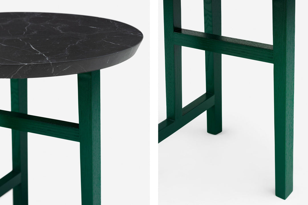 FOREST PAINTED ASH & BLACK MARQUINA MARBLE