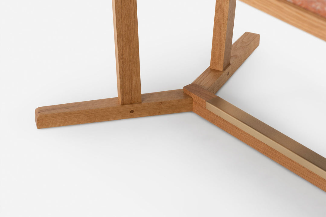 DANISH OILED OAK & ROSA NEGRAIS MARBLE