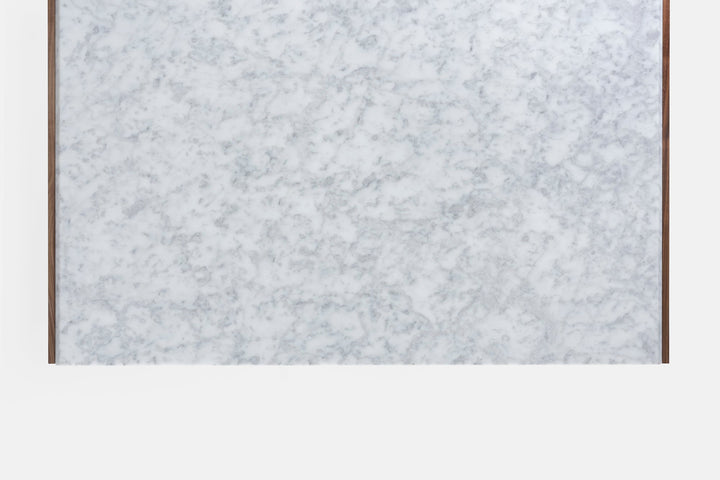 DANISH OILED WALNUT & CARRARA MARBLE & BRUSHED BRASS