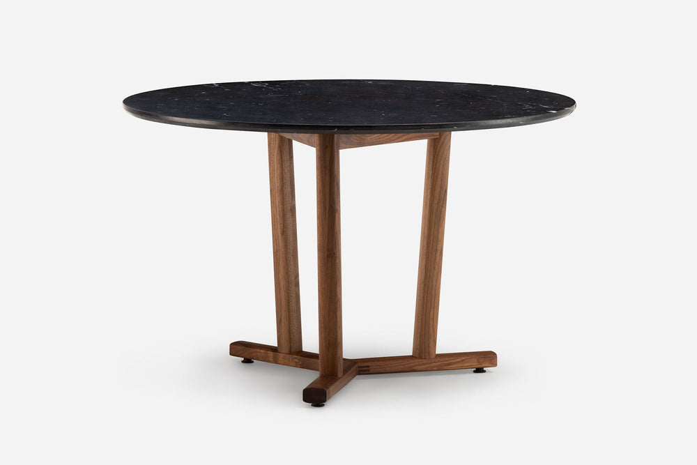 DANISH OILED WALNUT & BLACK MARQUINA MARBLE