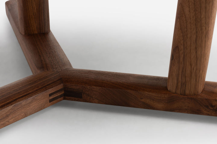 DANISH OILED WALNUT & BLACK MARQUINA MARBLE