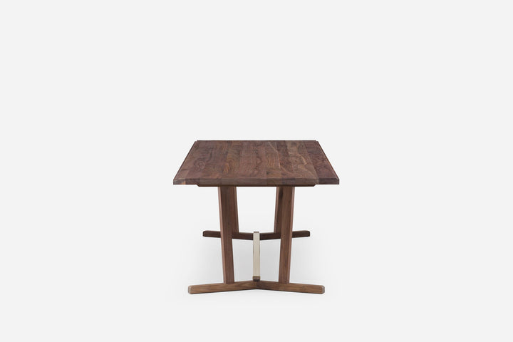 WHITE OILED WALNUT & BRUSHED BRASS