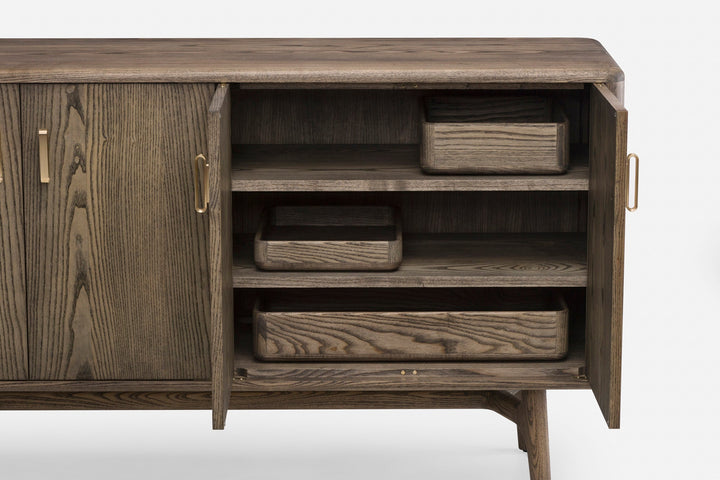 BLACK OILED ASH (+ OPTIONAL TRAYS)