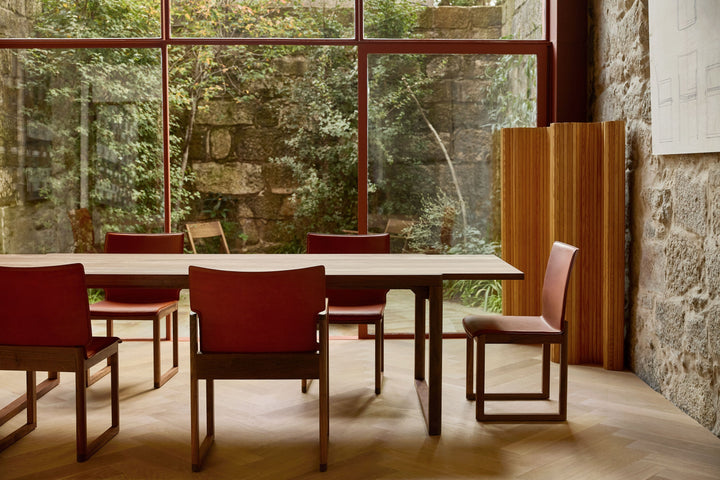 DANISH OILED WALNUT (MODEL: L + OCTOBER DINING CHAIR & ARMCHAIR)