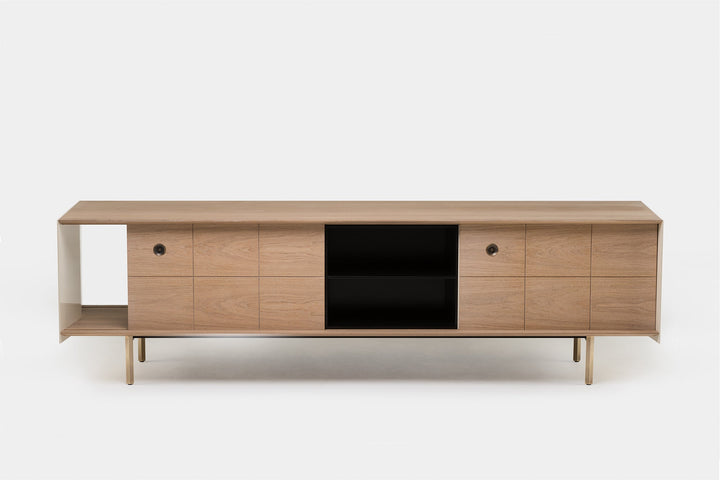 WHITE OILED OAK & BONE GLOSS HDF