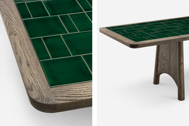 BLACK OILED ASH & GREEN TILE (MODEL: M)